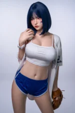 158cm D-cup Baseball Player Sex Doll Vita, ROS Head #6-020