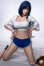 158cm D-cup Baseball Player Sex Doll Vita, ROS Head #6-020 - Image 6