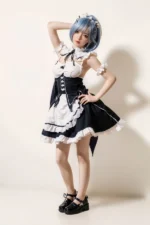 158cm D-cup Cosplay Rem Sex Doll Felice, ROS Head #600 - Image 5
