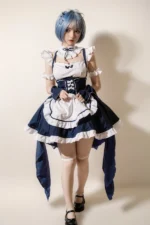 158cm D-cup Cosplay Rem Sex Doll Felice, ROS Head #600 - Image 6