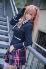 160cm D-cup Japanese Pink Hair Sex Doll Sloane - Image 4