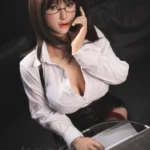 160cm E-cup Cosplay Secretary Big Boobs Sex Doll Yuka