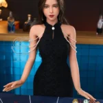 166cm C-cup Skinny Asian Sex Doll Queena.B