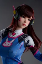 167cm D-Cup Silicone Sex Doll D.Va (Free Doll Same Clothes) - Image 2