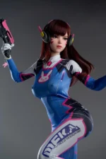 167cm D-Cup Silicone Sex Doll D.Va (Free Doll Same Clothes) - Image 4