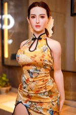 Cheongsam Beautiful Female Sex Doll Blondell 163cm - Image 2