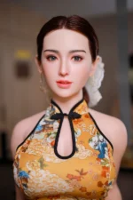 Cheongsam Beautiful Female Sex Doll Blondell 163cm - Image 3