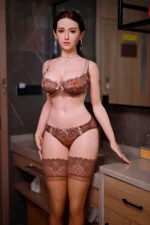 Cheongsam Beautiful Female Sex Doll Blondell 163cm - Image 6
