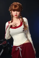 Cute Japanese Pigtails Sex Doll Zaida 168cm, ROS Head #888 - Image 2