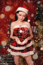 Elegance Christmas Lady Silicone Sex Doll Cherry 165cm - Image 3