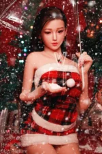 Elegance Christmas Lady Silicone Sex Doll Cherry 165cm - Image 6