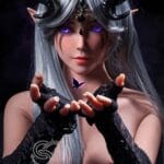 EU In Stock-150cm/4ft 11 Anime Alien in E-Cup Mysterious Night Elf Sex Doll SED068 - Samantha.C