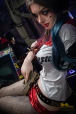 Famous Movie Cosplay Sex Doll Harley Quinn 166cm - Image 2
