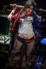 Famous Movie Cosplay Sex Doll Harley Quinn 166cm - Image 3