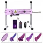 Hismith Noble Purple Sex Machine Bundle with 4 Fantasy Dildos