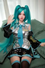 Japanese Cosplay Celebrity Sex Doll Hatsune Miku 166cm