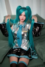 Japanese Cosplay Celebrity Sex Doll Hatsune Miku 166cm - Image 3