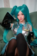 Japanese Cosplay Celebrity Sex Doll Hatsune Miku 166cm - Image 5