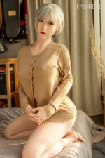 Life Size Beautiful Silver Hair Chinese Sex Doll Qian 158cm - Image 2