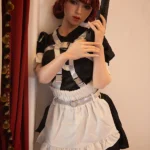Lifelike Redhead Big Breast Maid Sex Doll Mechelle 171cm