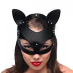 Master Series Bad Kitten Leather Cat Mask - Image 2