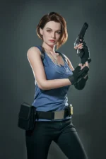New Resident Evil Silicone Sex Doll Jill Valentine 168cm (Free Doll Same Clothes) - Image 2