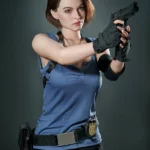 New Resident Evil Silicone Sex Doll Jill Valentine 168cm (Free Doll Same Clothes)