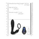 Ouch E Stimulation And Vibration Butt Plug And Cock Ring - Image 3