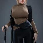 Perfect Blonde Cute Big Boobs Sex Doll Nannie 165cm