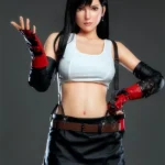 Perfect Final Fantasy VII Silicone Sex Doll Tifa 168cm Ver.2 (Free Doll Same Clothes)