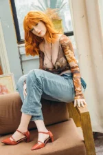 Real Life Lifelike Redhead Big Boobs European Sex Doll Lea 172cm - Image 6