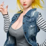 Realistic Japanese Anime Character Sex Doll Android 18 159cm