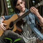 Realistic Silicone Doll COS Ellie 168cm (Free Doll Same Clothes)