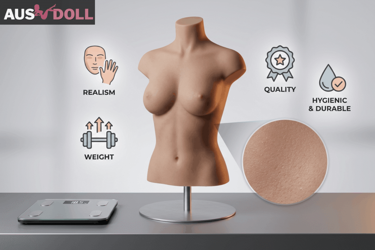 Silicon Sex Doll Torso